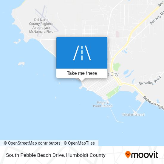 South Pebble Beach Drive map