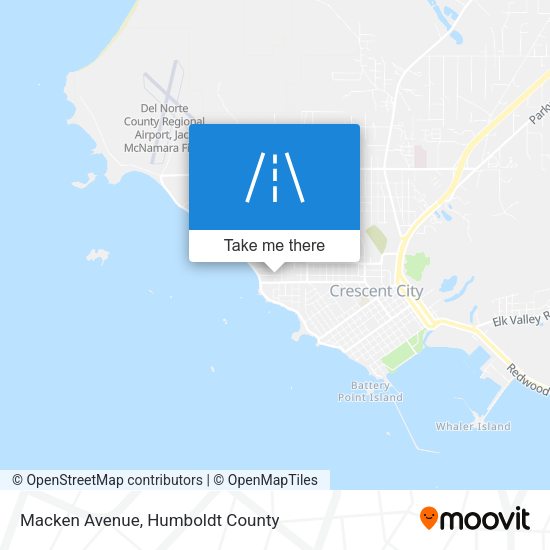 Macken Avenue map