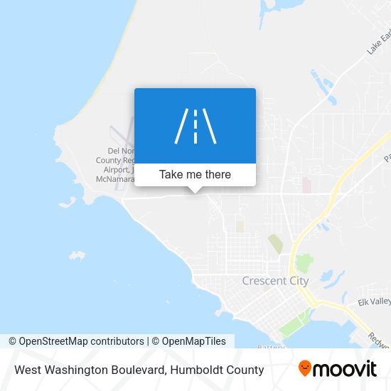 Mapa de West Washington Boulevard
