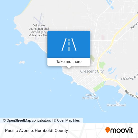 Pacific Avenue map