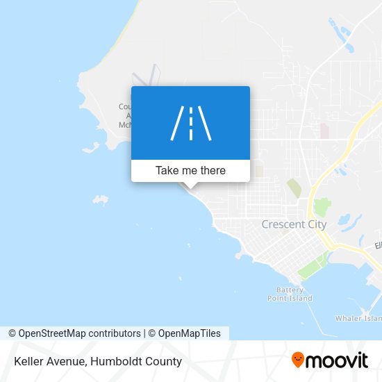 Keller Avenue map