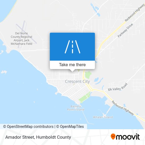 Amador Street map