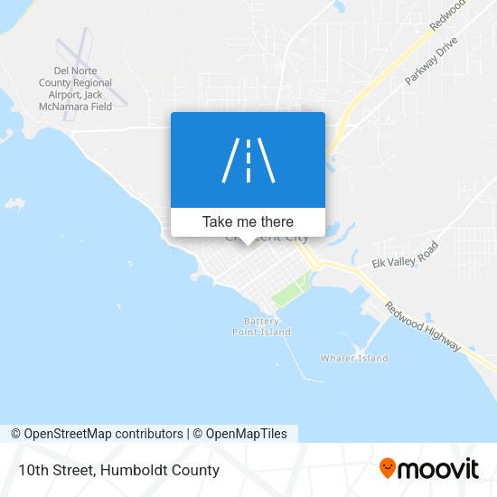 Mapa de 10th Street