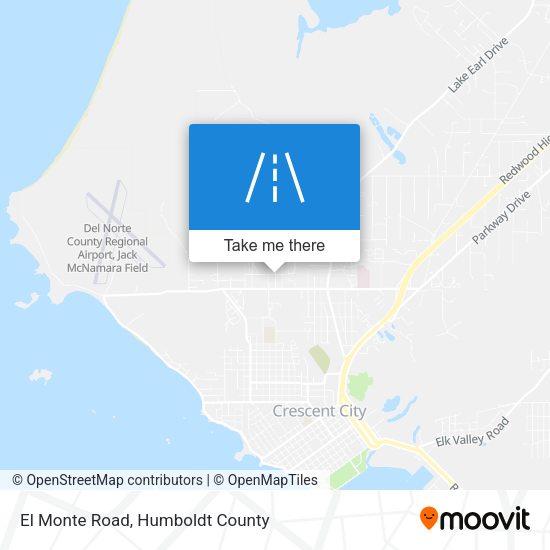 El Monte Road map