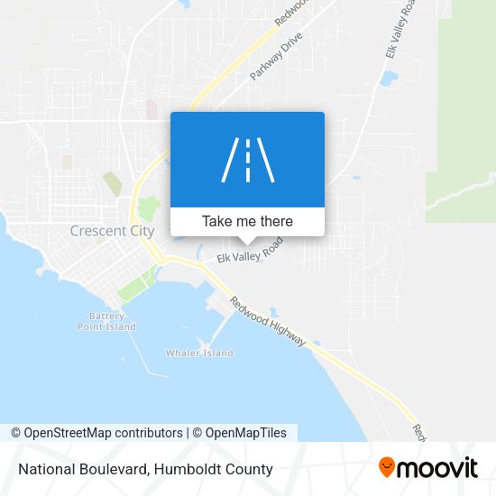 National Boulevard map