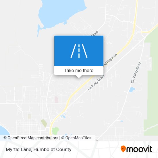 Mapa de Myrtle Lane