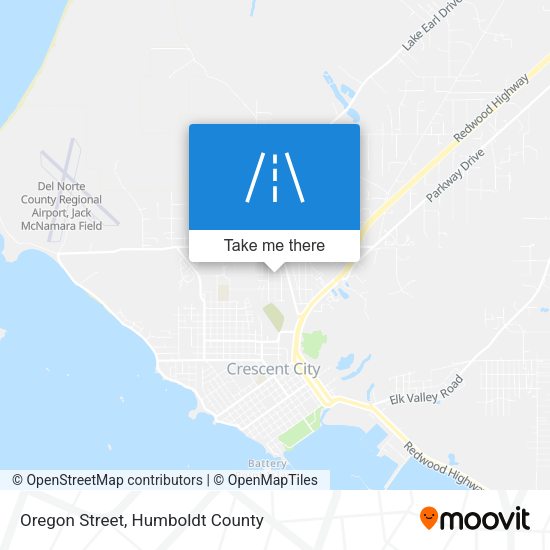 Mapa de Oregon Street