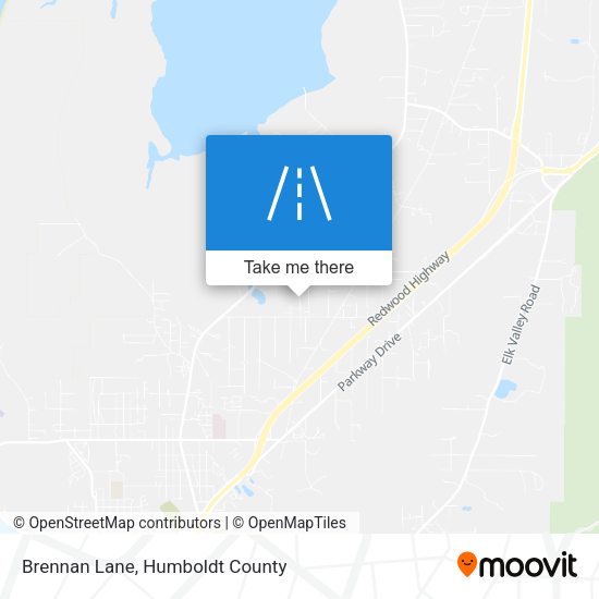 Brennan Lane map