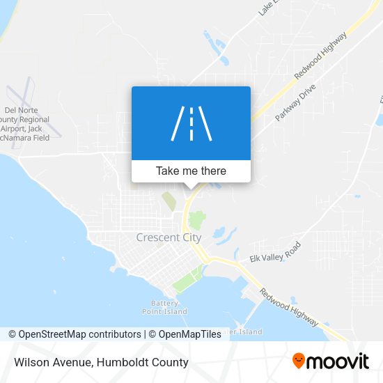 Wilson Avenue map