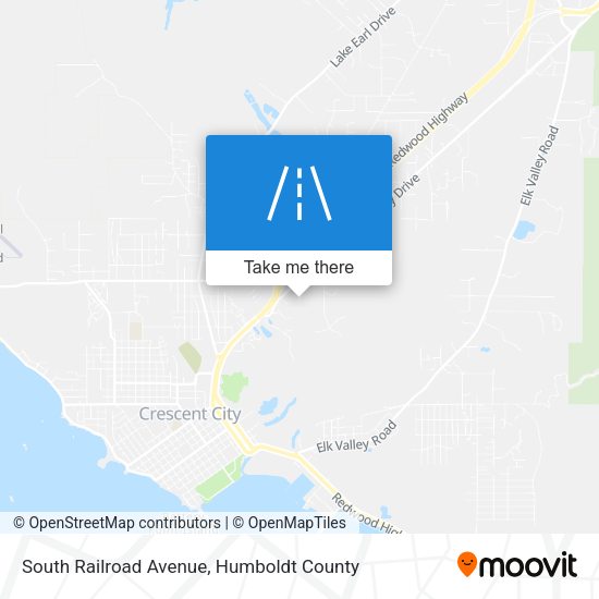 Mapa de South Railroad Avenue