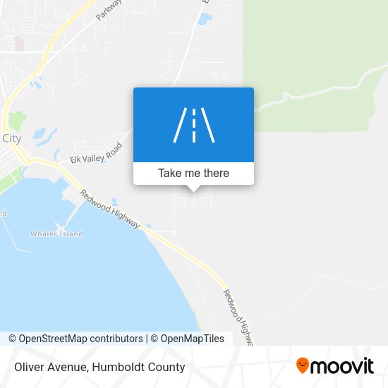 Mapa de Oliver Avenue