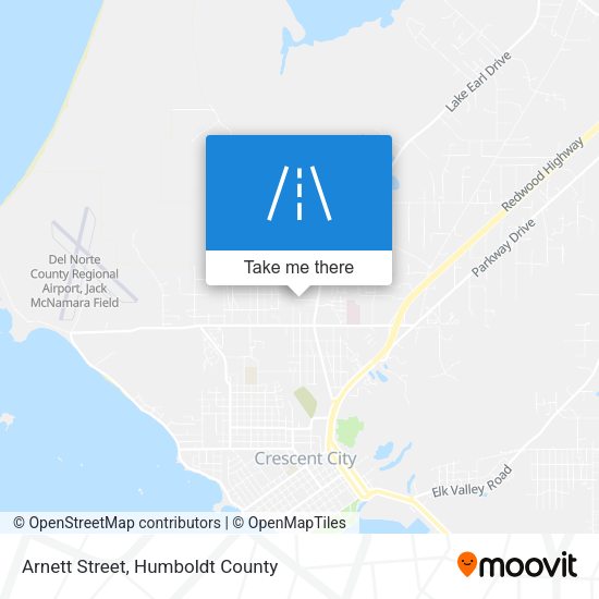 Arnett Street map