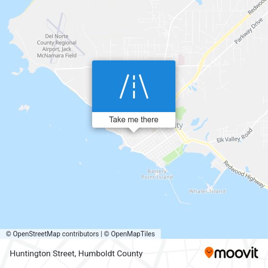 Huntington Street map