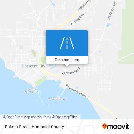 Mapa de Dakota Street