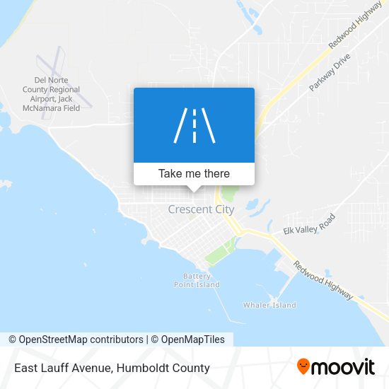Mapa de East Lauff Avenue