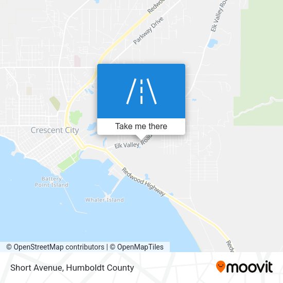 Short Avenue map