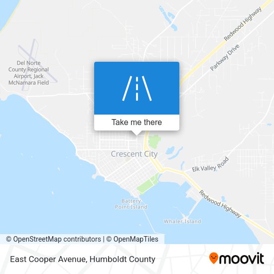 Mapa de East Cooper Avenue