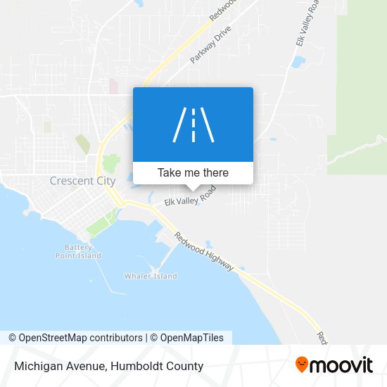 Michigan Avenue map