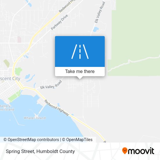 Spring Street map
