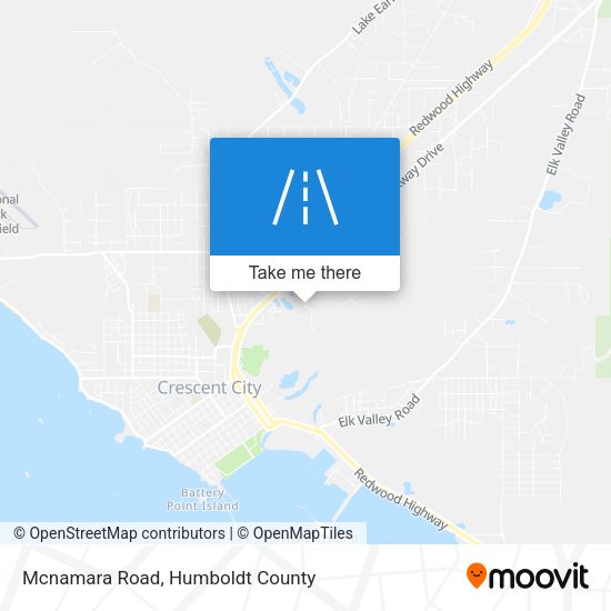Mcnamara Road map