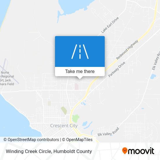 Mapa de Winding Creek Circle