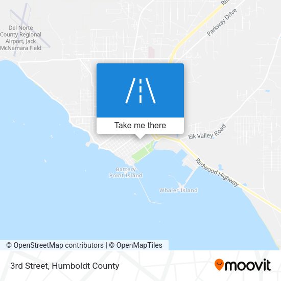 3rd Street map