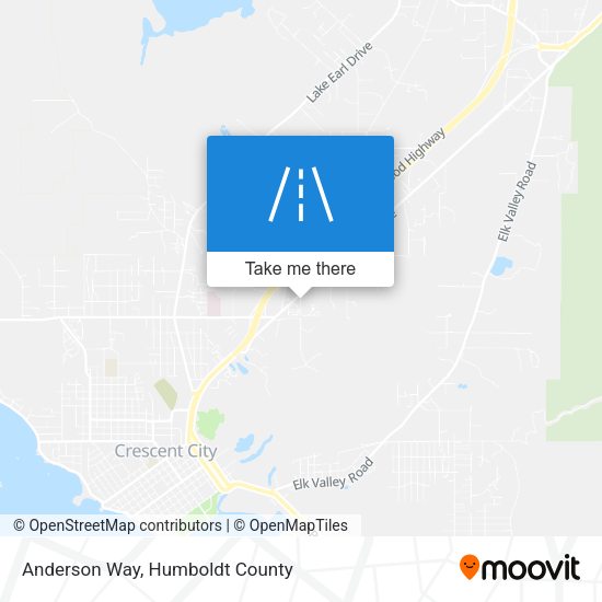Mapa de Anderson Way