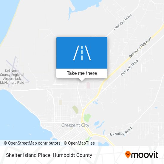 Mapa de Shelter Island Place