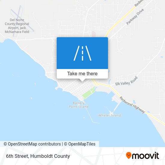 6th Street map