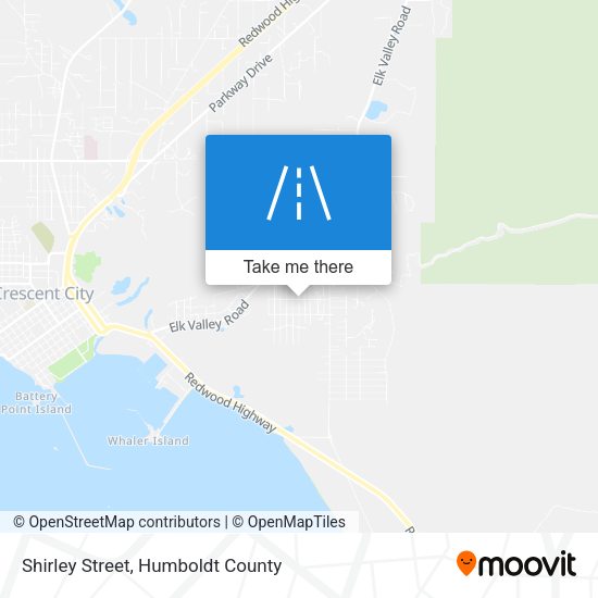 Mapa de Shirley Street