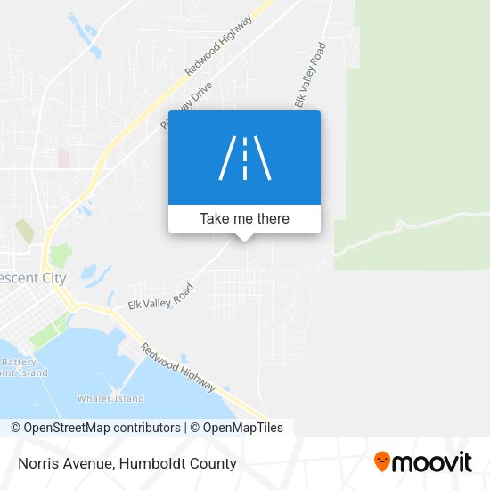 Mapa de Norris Avenue