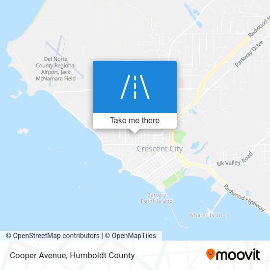 Cooper Avenue map