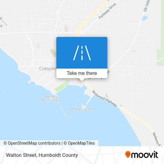 Walton Street map