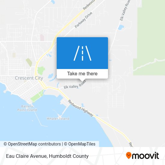 Eau Claire Avenue map