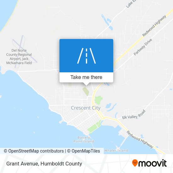 Mapa de Grant Avenue