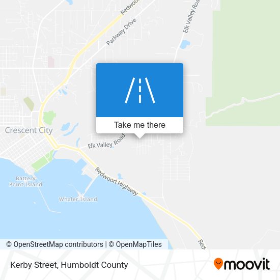 Kerby Street map