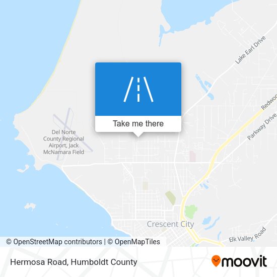 Mapa de Hermosa Road