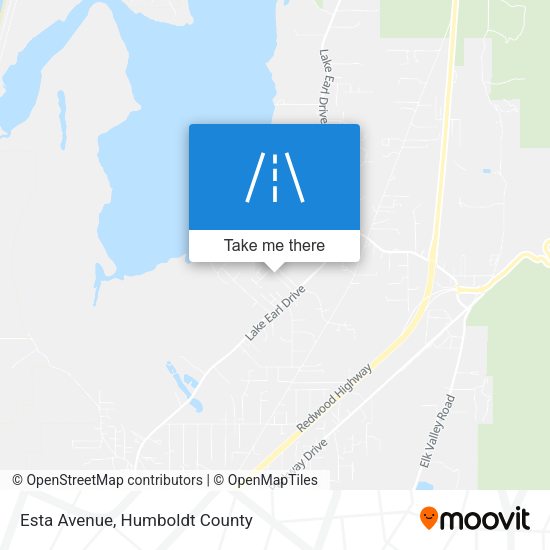 Esta Avenue map