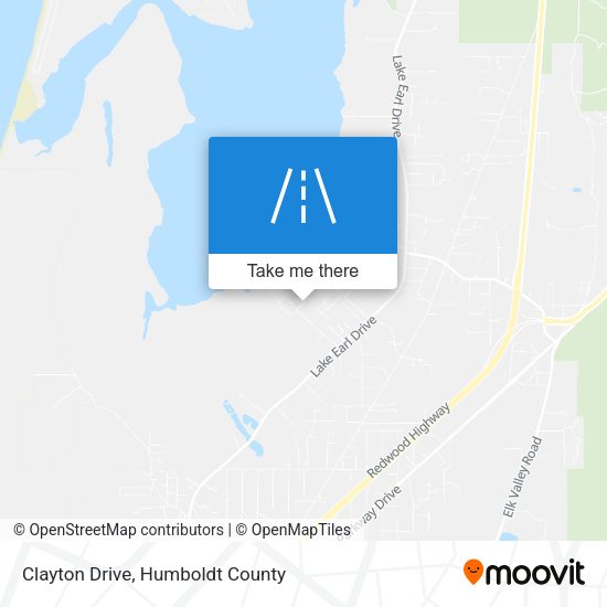 Clayton Drive map