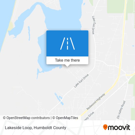 Lakeside Loop map
