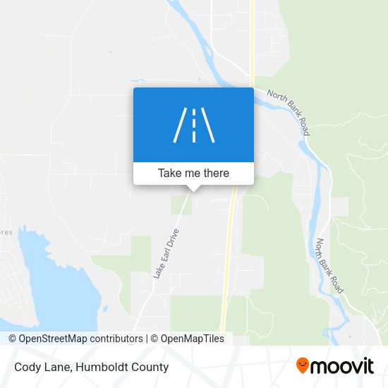 Cody Lane map