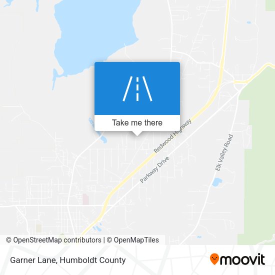 Garner Lane map