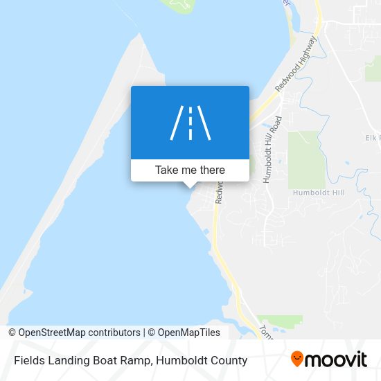Fields Landing Boat Ramp map