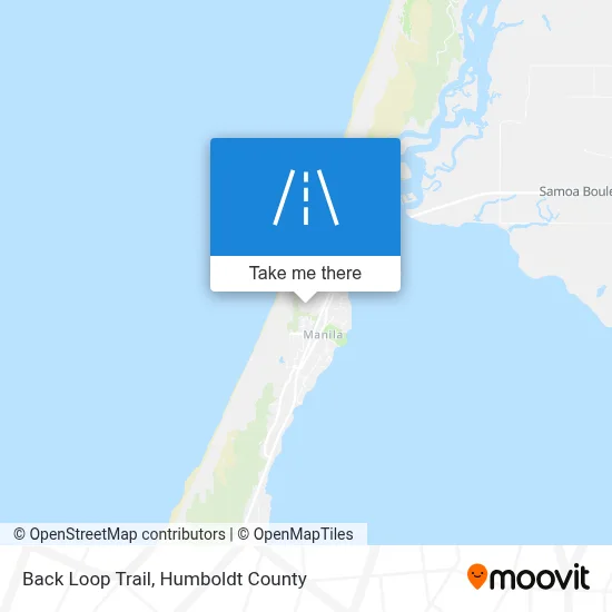 Back Loop Trail map