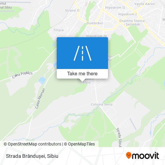 Strada Brândușei map