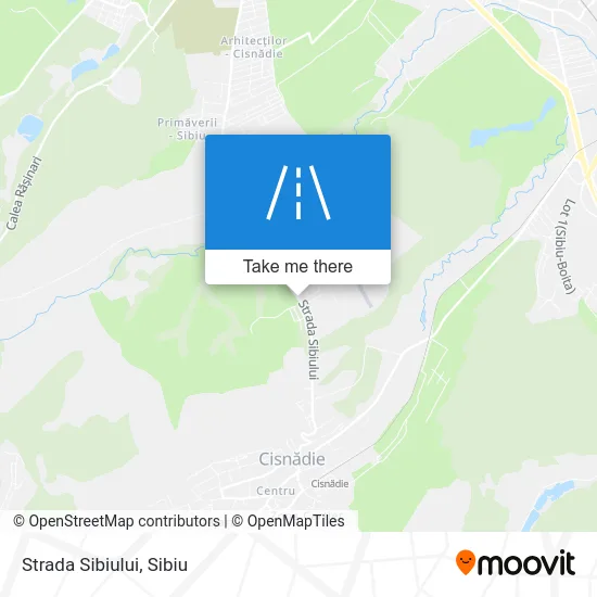 Strada Sibiului map
