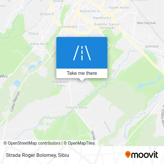 Strada Roger Bolomey map