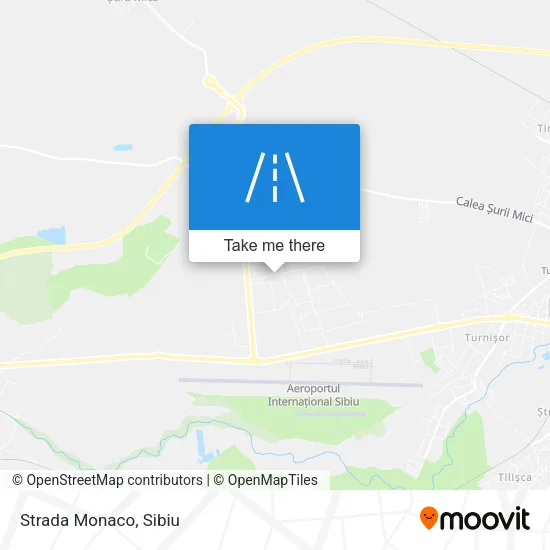 Strada Monaco map