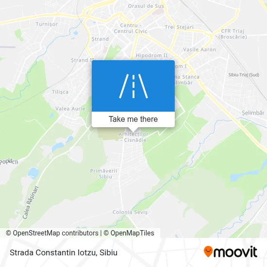 Strada Constantin Iotzu map
