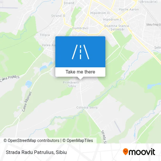 Strada Radu Patrulius map